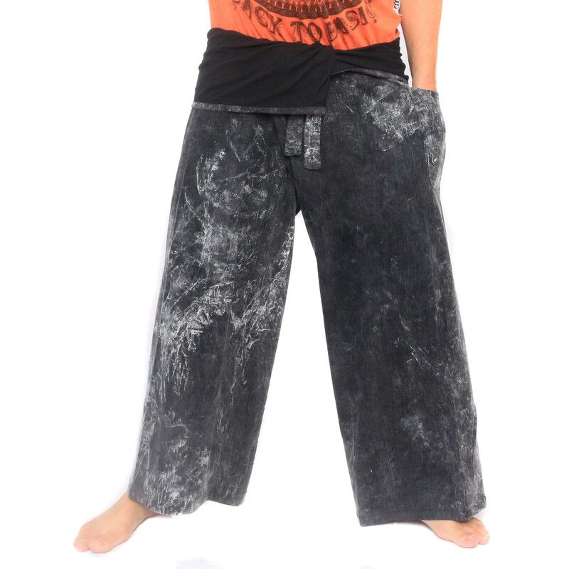 Pantalones de pesca tailandeses "lavados a la piedra