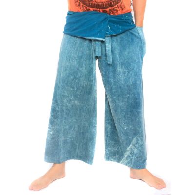 Thai fishing pants trousers "stone washed