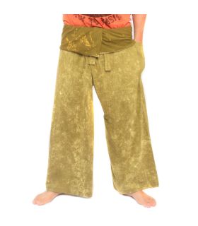 Thai fishing pants trousers "stone washed