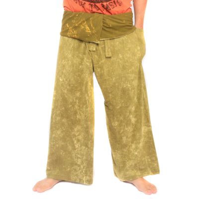 Thai fishing pants trousers "stone washed