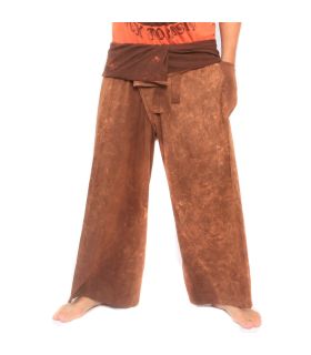 Pantalon pêcheur thaïlandais "stone washed