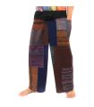 Handgefertigte Thai Wickelhose/Fischerhose Patchwork aus Chiang Mai | Einzigartiges Design