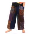 Handgefertigte Thai Wickelhose/Fischerhose Patchwork aus Chiang Mai | Einzigartiges Design