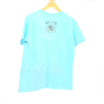 "No Time" Mushroom T-Shirt Size M Stonewashed