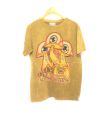 "No Time" Mushroom T-Shirt Size M Stonewashed