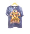 "No Time" Mushroom T-Shirt Size M Stonewashed