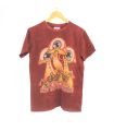 "No Time" Mushroom T-Shirt Size M Stonewashed