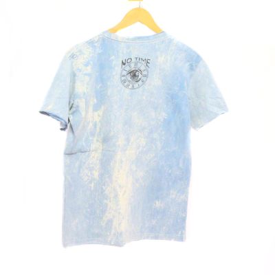 "No Time" Mushroom T-Shirt Size M Stonewashed