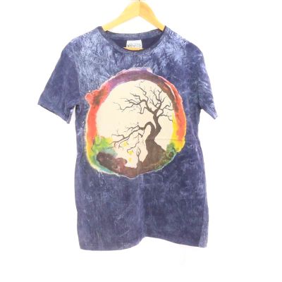 "No Time" T-Shirt Tree Size M Stonewashed