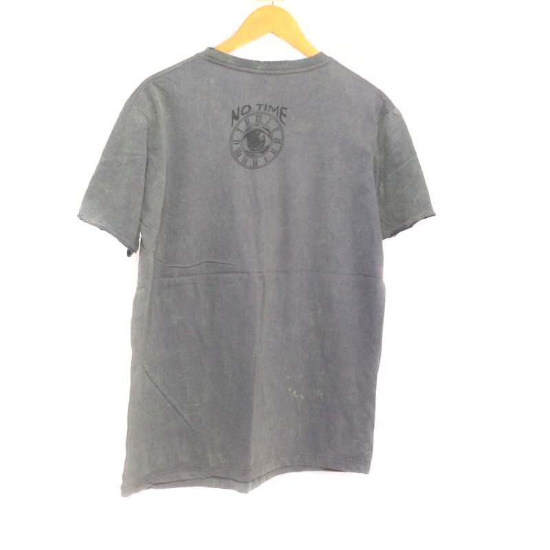"No Time" T-Shirt Baum Größe M Stonewashed