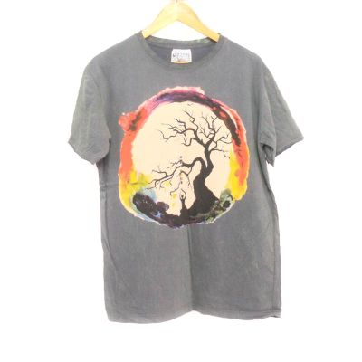 "No Time" T-Shirt Tree Size M Stonewashed