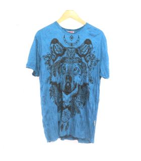 "Sure" Wolf Traumfänger T-Shirt Größe L