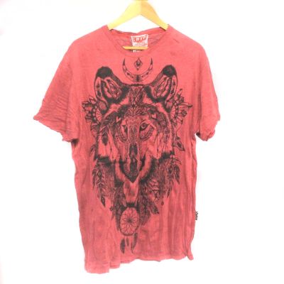 "Sure" Wolf dreamcatcher T-shirt size L