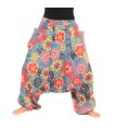 Pantalon sarouel - motif floral