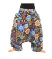 Pantalon sarouel - motif floral