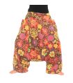Pantalon sarouel - motif floral