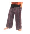 Pantalon de pêcheur thaïlandais de Chiang Mai, en coton lourd