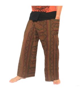 Thai Fischerhose aus Chiang Mai, schwere Baumwolle