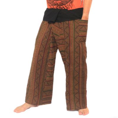 Thai fisherman pants from Chiang Mai, heavy cotton
