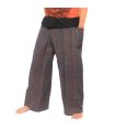 Pantalon de pêcheur thaïlandais de Chiang Mai, en coton lourd