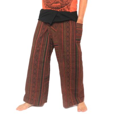 Thai fisherman pants from Chiang Mai, heavy cotton
