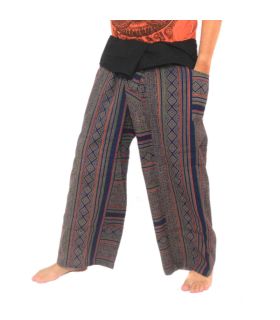 Thai Fischerhose aus Chiang Mai, schwere Baumwolle