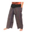 Pantalon de pêcheur thaïlandais de Chiang Mai, en coton lourd