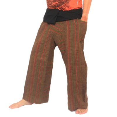 Thai fisherman pants from Chiang Mai, heavy cotton