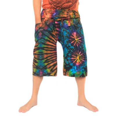 3/4 Thai Fisherman Pants Batik Cotton