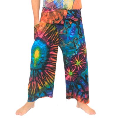 Thai fisherman pants "Mudmee" Batik