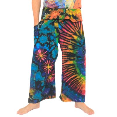 Thai fisherman pants "Mudmee" Batik