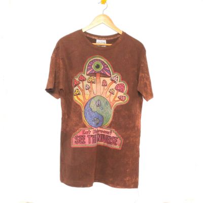 "No Time" T-shirt Size L Stonewashed