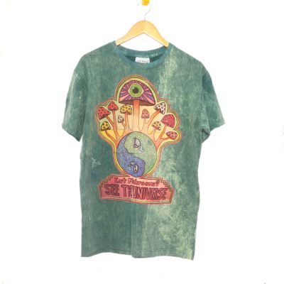 "No Time" T-shirt Size L Stonewashed