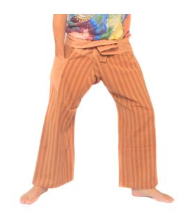 Thai fisherman pants hand woven - natural colors