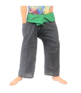 Wrap pants cotton mix