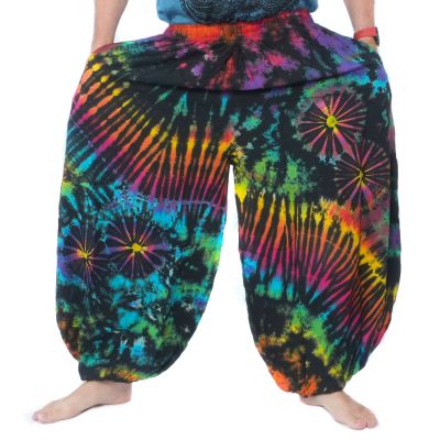 Large pantalon ballon, pantalon bouffant, pantalon batik rayonne