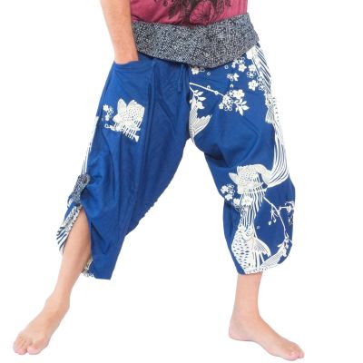 3/5 Samurai wrap pants - cotton