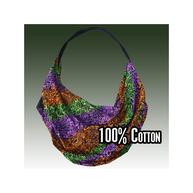 Light cloak bag made of cotton, tye-dye