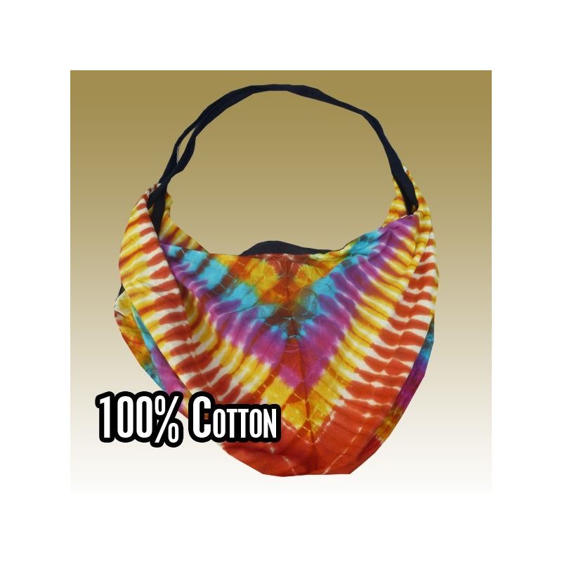 Light cloak bag made of cotton, tye-dye