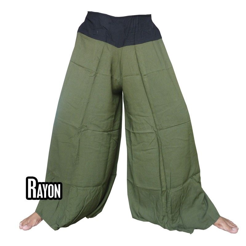 Samurai Hose Rayon oliv