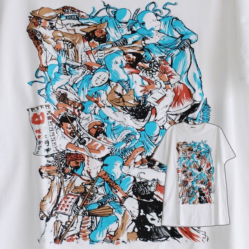 T-Shirt- "Struggle "Größe L weiß