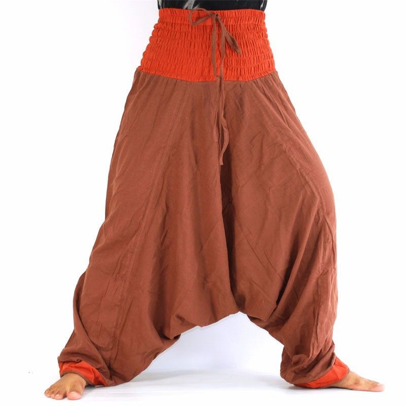 harem pants - brown