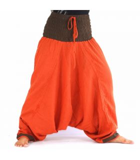 Aladinhose - orange / braun