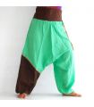 Aladinhose - mint, braun