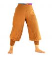 Harem pants - cotton - brown