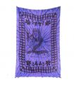 Wall scarf Buddha purple