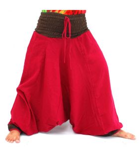 Aladinhose - rot braun