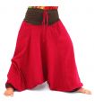 Aladinhose - rot braun