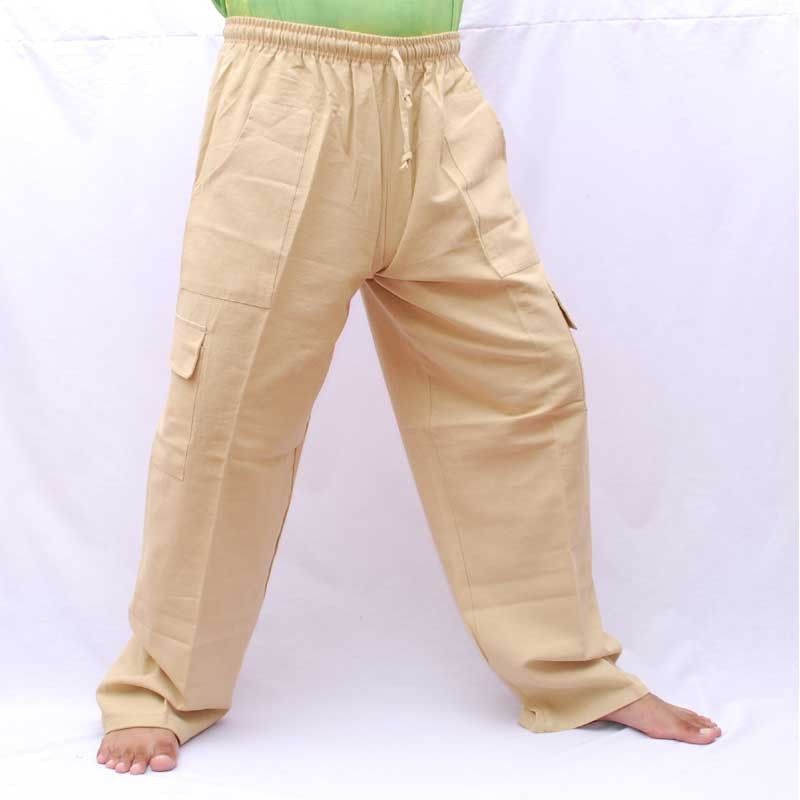 pantalon de loisirs Gang Ghaeng Thiao coton - Couleur coton naturel