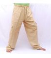 Gang Ghaeng Thiao casual trousers cotton - colour natural cotton